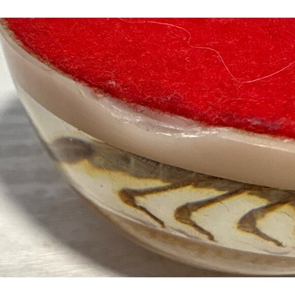 Vintage  Scorpion Paperweight Tombstone Dome Resin Bug Display Red Felt Base - Picture 8 of 8